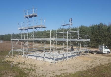 Rusztowania aluminiowe elewacyjne